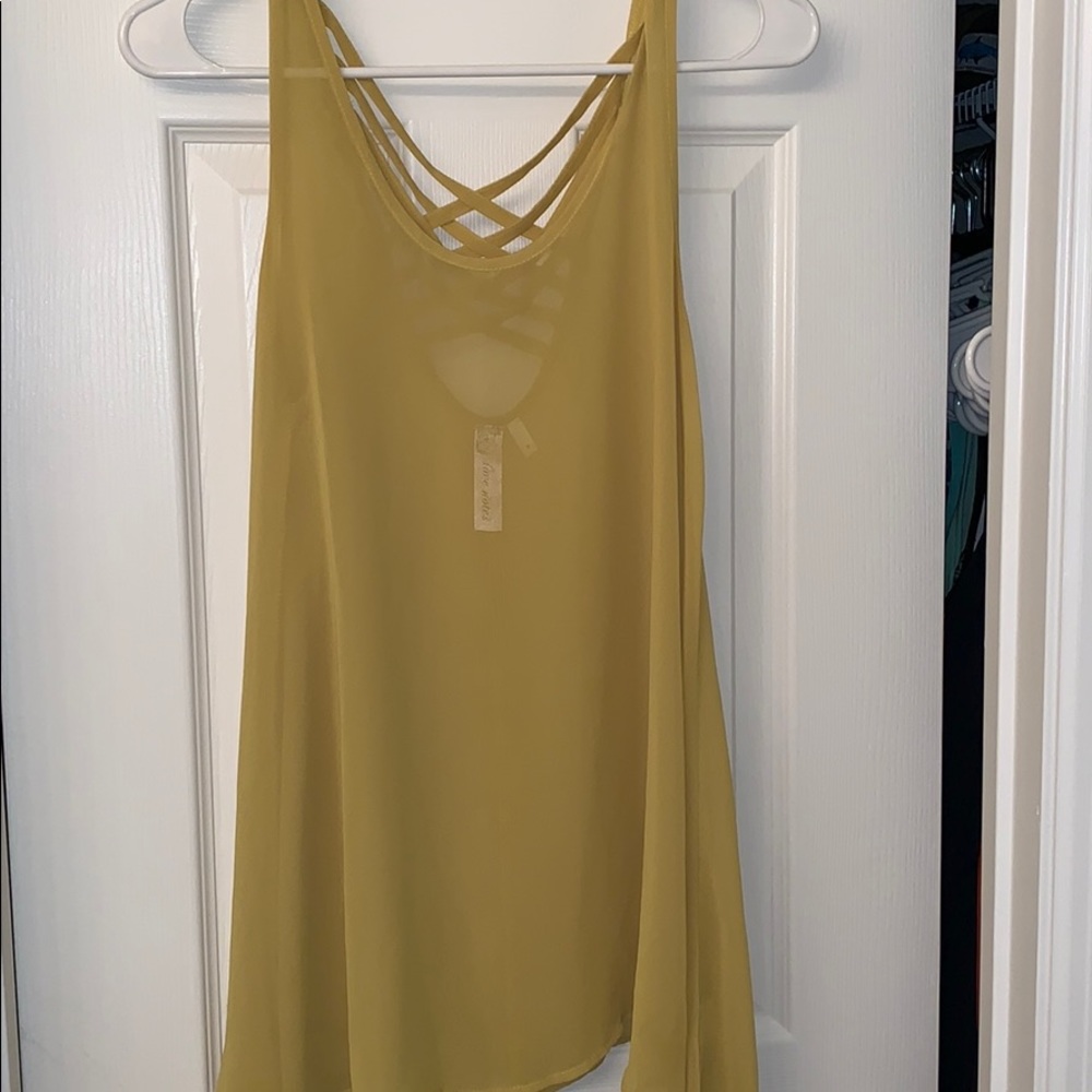 Love Notes tank top from Francesca’s Boutique